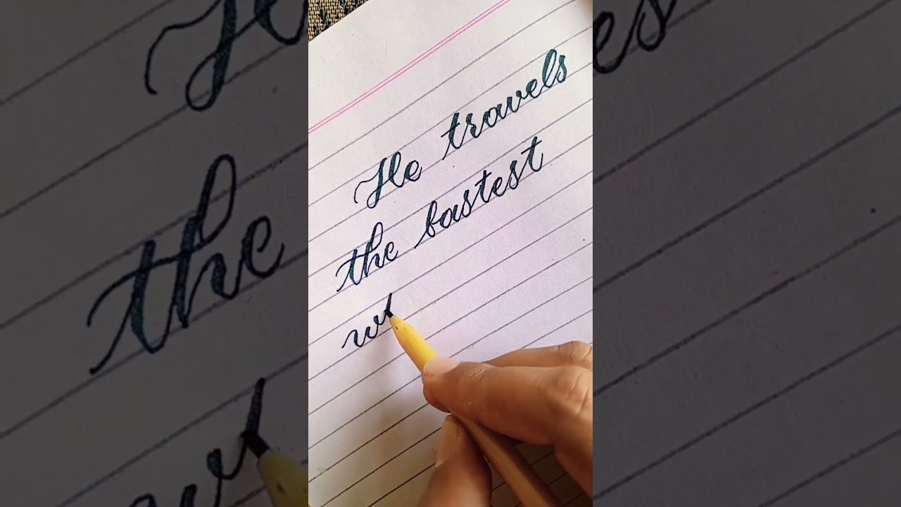 Quotes calligraphy| Writing inspirational quotes in calligraphy 