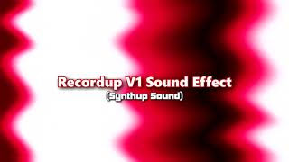 Recordup V1 Sound Effect