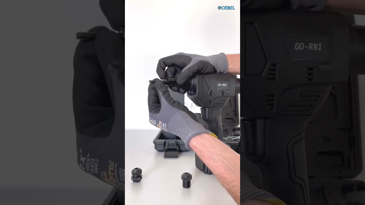 Blind Rivet Nut Tool GO-RN1 - Change Mandrel and Anvil quickly