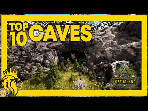 Top 10 CAVES on Lost Island | ARK: Survival Evolved