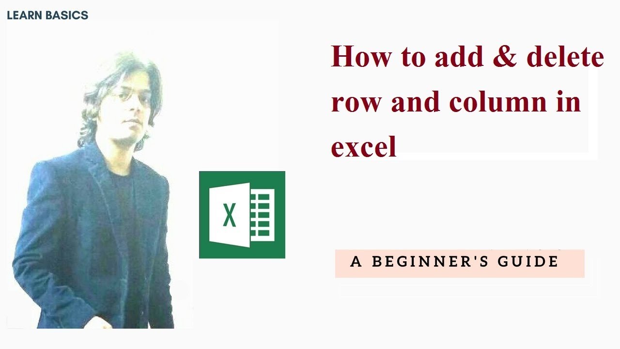 How to add & delete row and column in excel | how to insert columns in ...