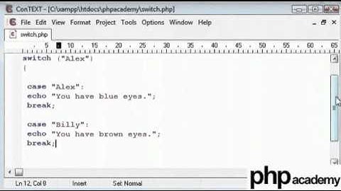 Switch Statement - Tamil