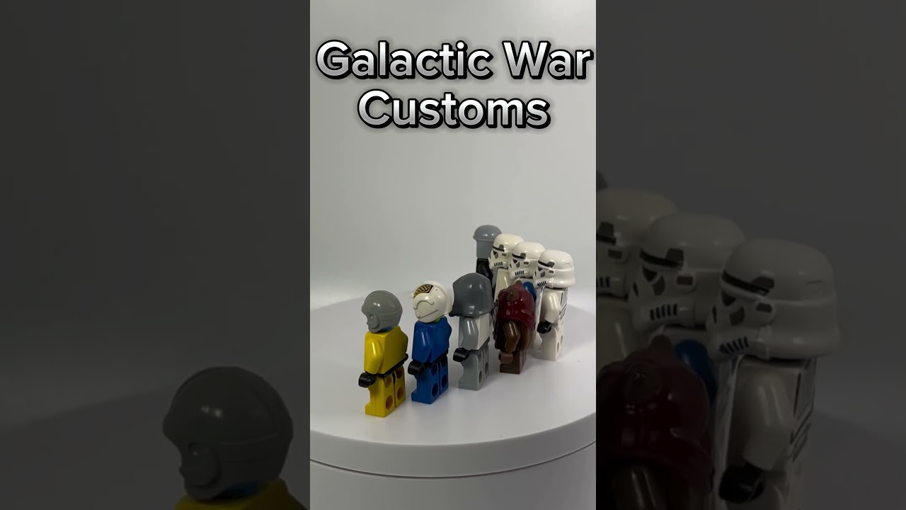 Custom Galactic Civil War LEGO Showcase | Various Figs Bought | 