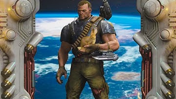 Doomguy with his pet rabbit Daisy (DOOM Eternal) HD
