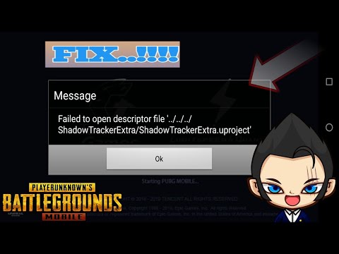 Solved Mengatasi Masalah Pubg Mobile Failed To Open Descriptor File Youtube