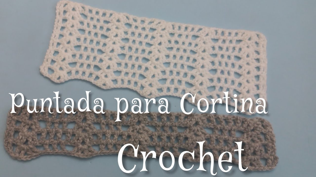 ✅Puntada fantasía a crochet  o ganchillo para cortina o blusas #blusasnorma