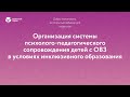 Организация системы психолого-пед. сопровождения детей с ОВЗ в условиях инклюзивного образования