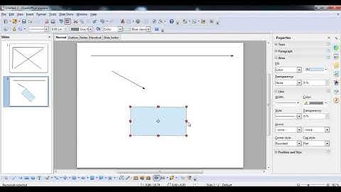 Drawing Graphic Objects in Open Office Impress Application
