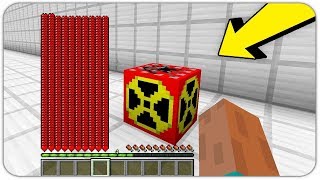 HOW TO SURVIVE WITH 1000 HEARTS DURING AN ATOMIC BOMB EXPLOSION in MINECRAFT?