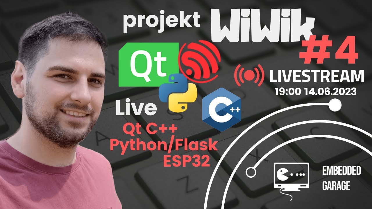 [Live 📡] WiWik#4 - ESP32 C++ / MQTT / Python Flask - Przygotowujemy ...