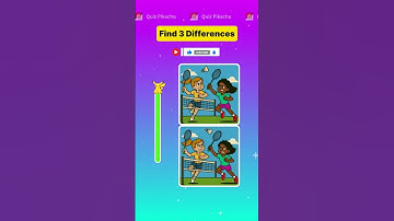 Find the 3 differences | #quizgame #quiz #findthedifference #quizpikachu #quiztime