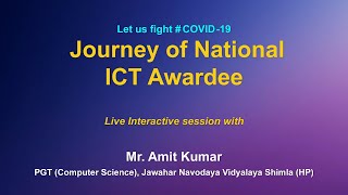 Webinar on ICT Tools : " Journey of National ICT Awardee  " screenshot 3