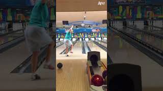 Towards the pins Grandma!!! 🎳🙈😂 #Shorts Towards the pins Grandma!!! 🎳🙈😂 #Shorts