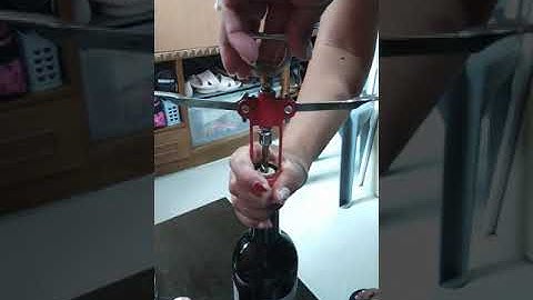 HOW TO OPEN A WINE BOTTLE
