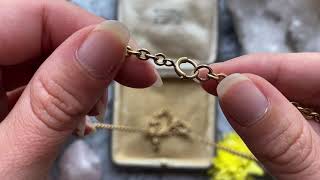 Antique Heavy Gold Belcher Chain, 25 & 1/2' (19.7g) #6062