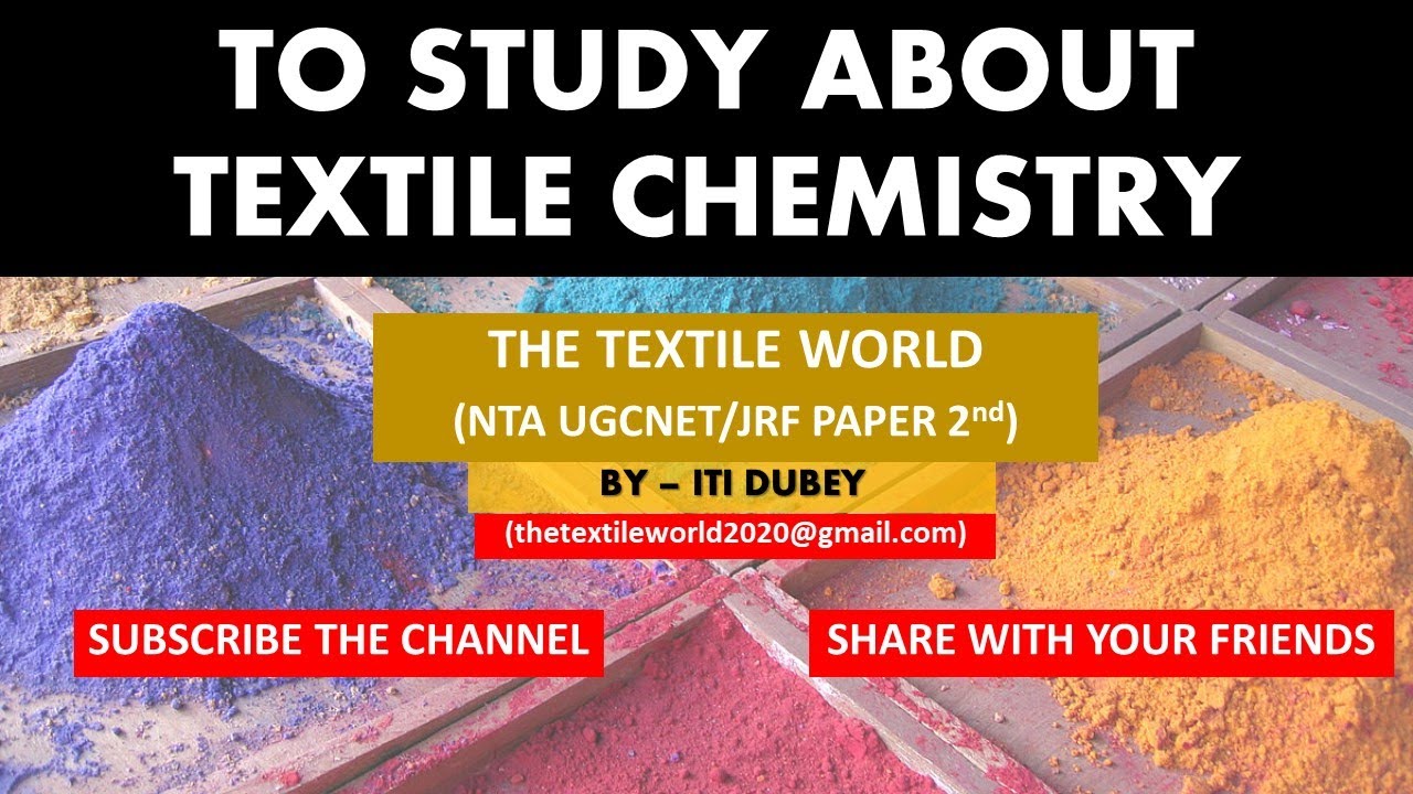 TEXTILE CHEMISTRY ALL ABOUT IN HINDI हिंदी में NTA
