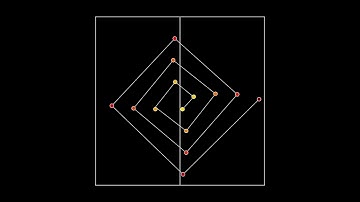 Relax with Square Pendulum 1 Hour #polyrhythm #trippyart #satisfying #sleepsupport #asmrsleep