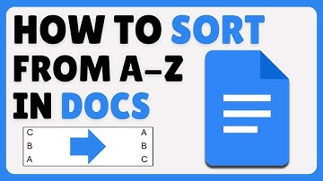 How To Alphabetize In Google Docs (2025)