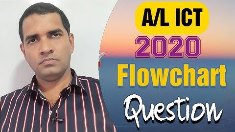 A/L ICT | Python 2020 | Flowchart Explanation