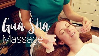 ASMR Steam Facial w/ Oil Gua Sha Massage