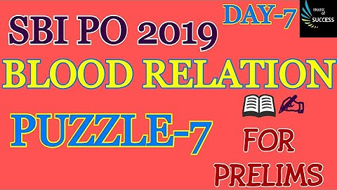PUZZLE-7/DAY-7/SBI PO 2019/NIACL AO 2019