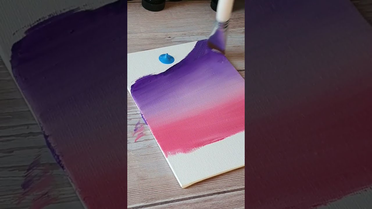 Easy Way To Paint A Night Sky Acrylic Painting Ideas For Beginners 