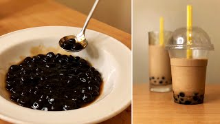 Tapioca/Boba Pearls | Bubble milk tea | How to make boba pearls | Boba milk tea