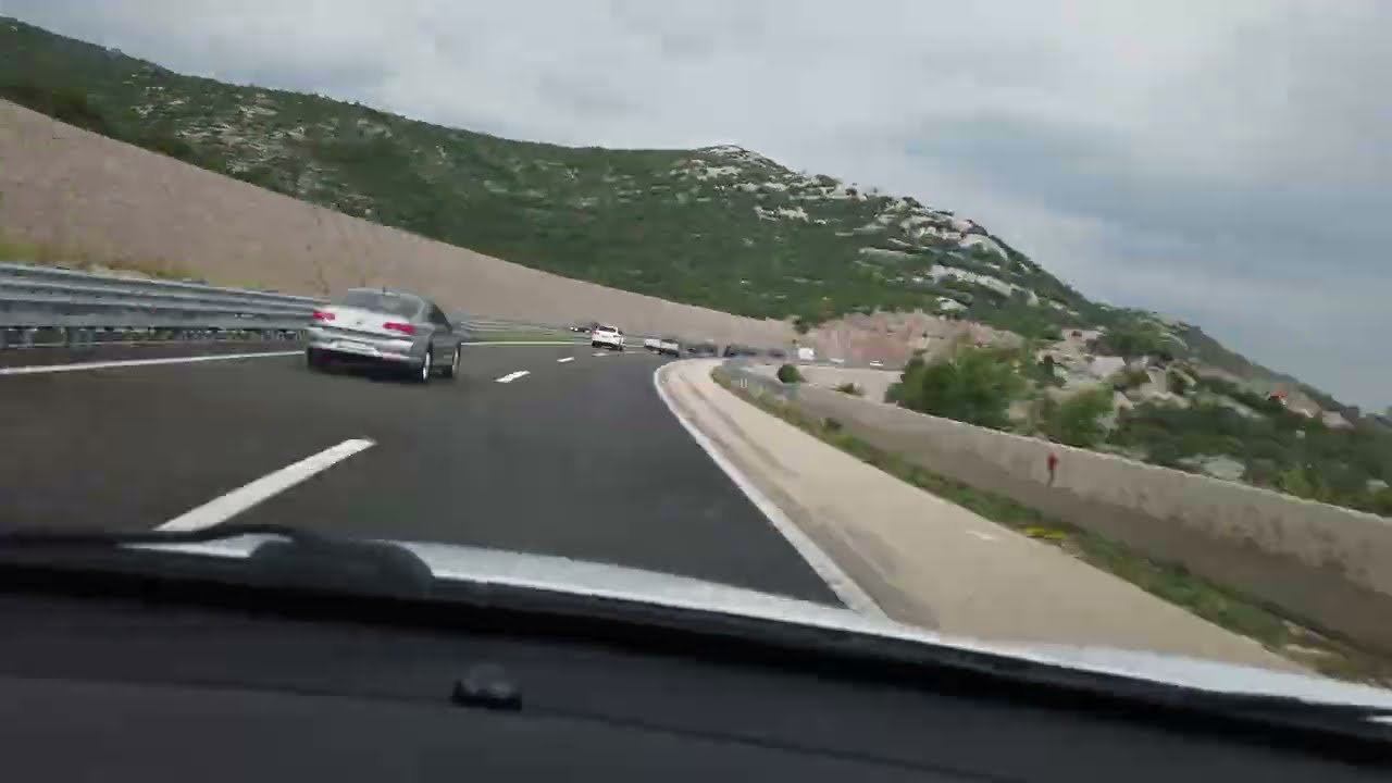 ❤️‍🔥 Zadar - Zagreb   Time-lapse footage of driving❤️‍🔥