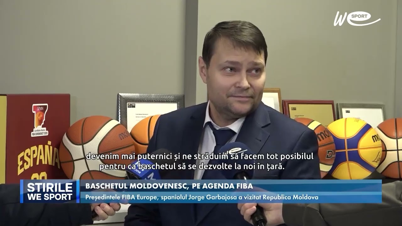 МОЛДАВСКИЙ БАСКЕТБОЛ В ПОВЕСТКЕ ДНЯ ФИБА | WE SPORT TV 16.01.2026