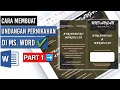 Cara Membuat Undangan Pernikahan di Microsoft Word || Part 1