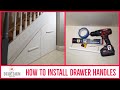 How to install cabinet pulls