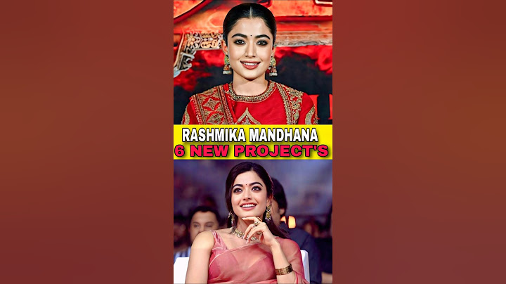 "Rashmika Mandanna's 6 Big Upcoming Movies!🔥" #shorts