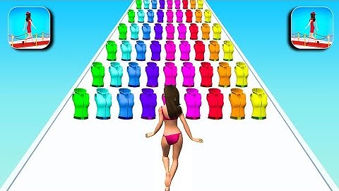 All Levels Gameplay Clothes Run Game Video iOS, Android Mobile Games Latest Update Gameplay Max LVL