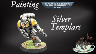 Painting Warhammer 40K - Silver Templar Space Marine