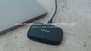 Lexar Professional Cfexpress Type B Sd Usb 32 Gen 2 Reader