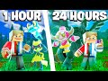 I Spent 24 HOURS in Minecraft Pixelmon!