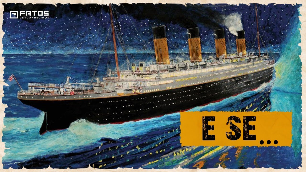 E se o Titanic escapasse do iceberg no último minuto?
