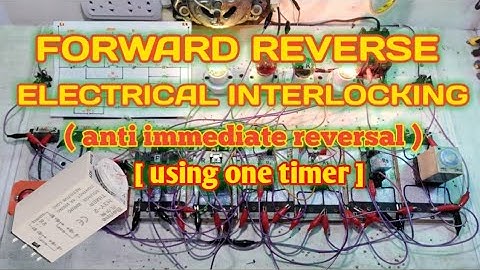 FORWARD REVERSE Electrical Interlocking (anti immediate reversal) [Tagalog] Basic Motor Control
