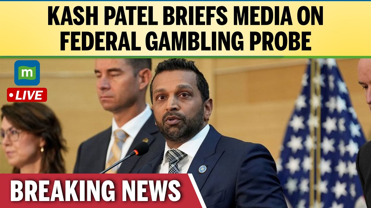 LIVE: FBI Director Kash Patel briefs media on federal gambling probe | Donald Trump | USA | N18G