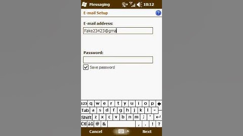 Windows Mobile 6.5 Email Accessibility