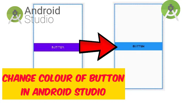 How to Change Colour of button in Android Studio | Background Colour issue solved !!