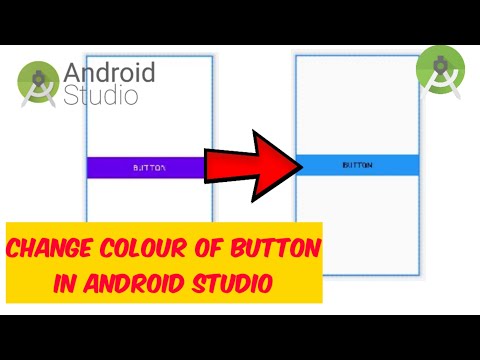 How to Change Colour of button in Android Studio | Background Colour issue solved !!