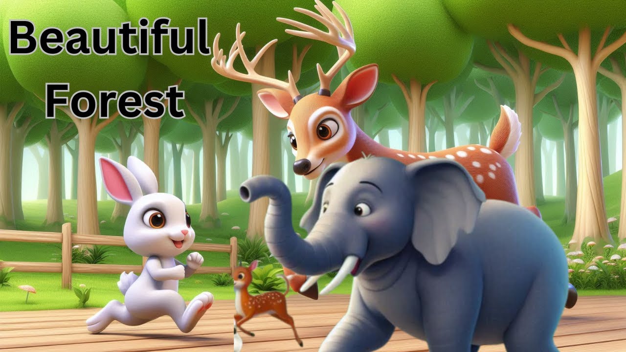 Rabbit in Forest lBeautiful Forest - YouTube