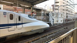 【名古屋発車シーン】のぞみ136号 東京行き N700系G6