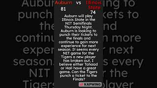 Auburn vs Illinois State Pick