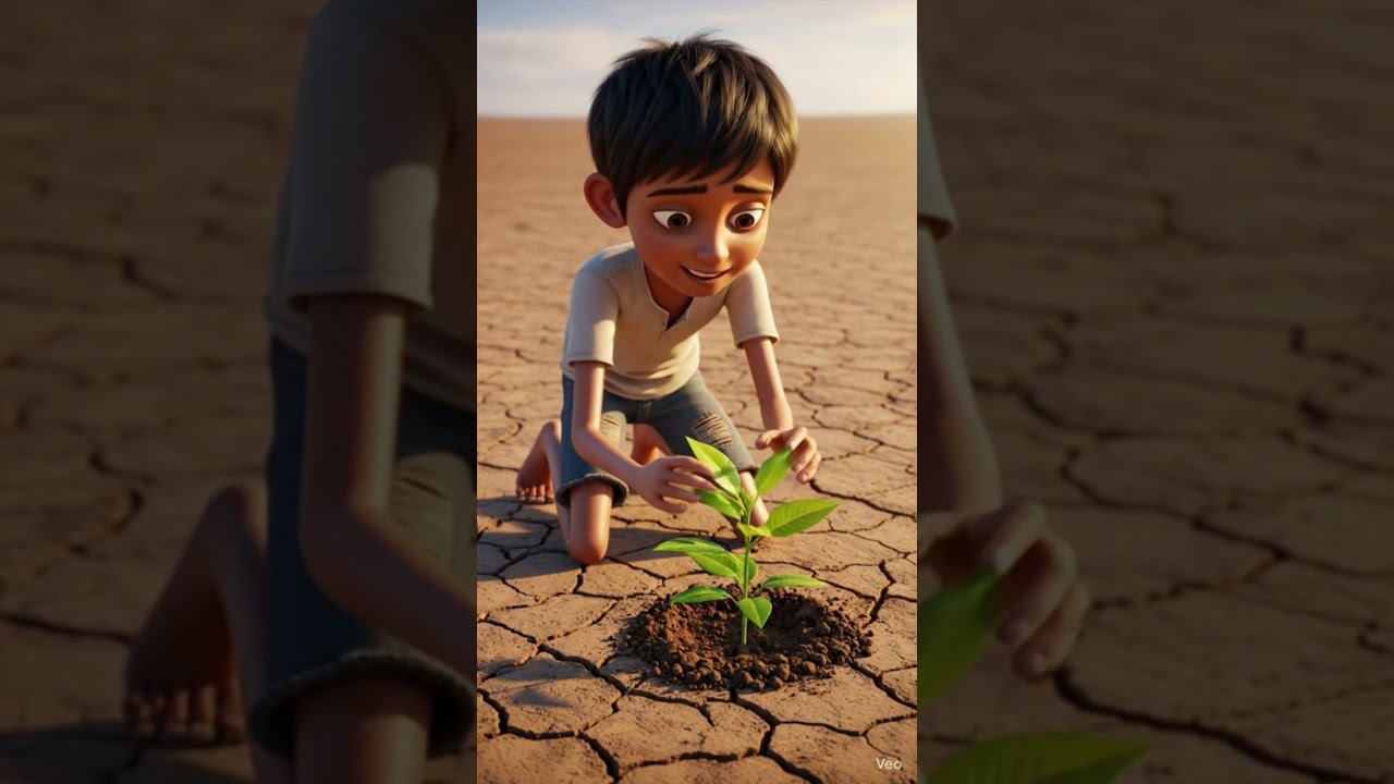 children or chocolate tree || cartoon 