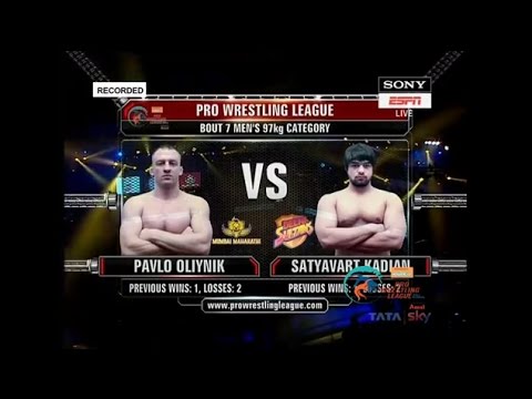 PWL 2017: Pavlo Oliynik VS Satyavart Kadian 13th Jan | Mumbai Maharathi Vs Colors Delhi Sultans