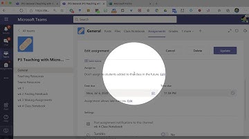 Adding new students to an existing assignment in Microsoft Teams