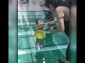 baby reaction when in china glass bridge
