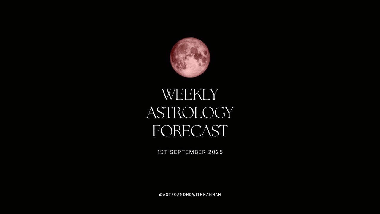 Weekly Astrology Forecast | Saturn Retrograde in Pisces, Mercury in Virgo & Pisces Lunar Eclipse | Sept 1–7 2025